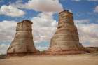 Arizona-Navajo Indian Reservation Elephant Feet rock formation Art Print